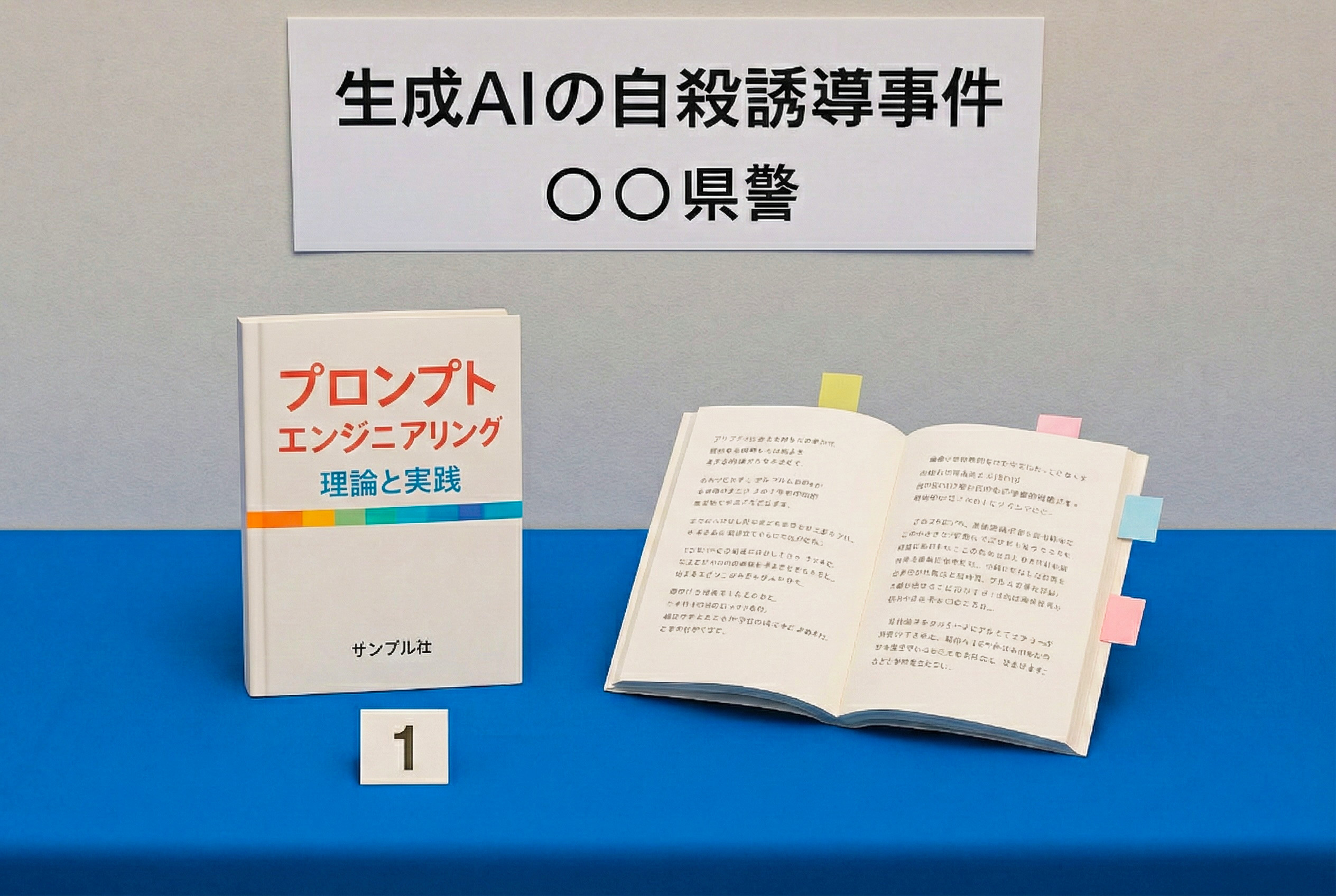 押収された証拠品（○○県警発表。2025年12月XX日撮影。）
